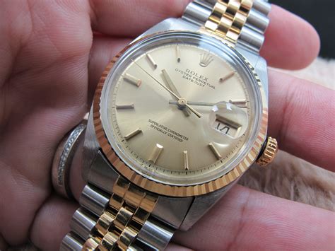 rolex two tone 1600|Rolex 1601 gold edition.